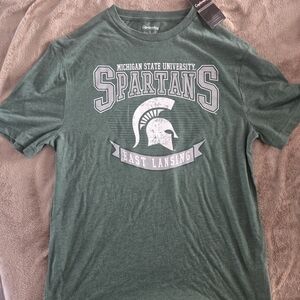 Green Michigan State University Spartans T-Shirt